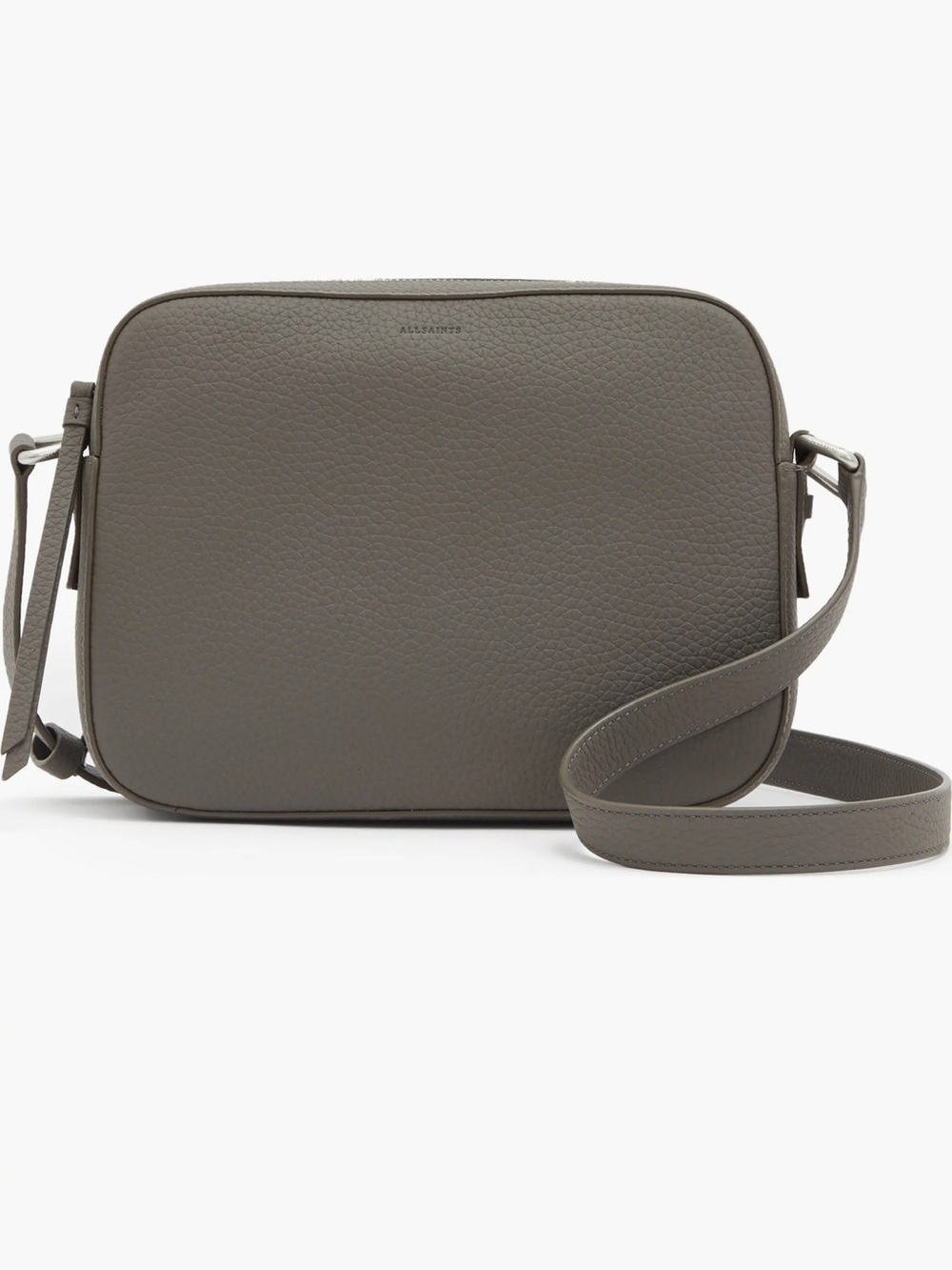 All Saints Captain Lea Leather Square Crossbody Bag